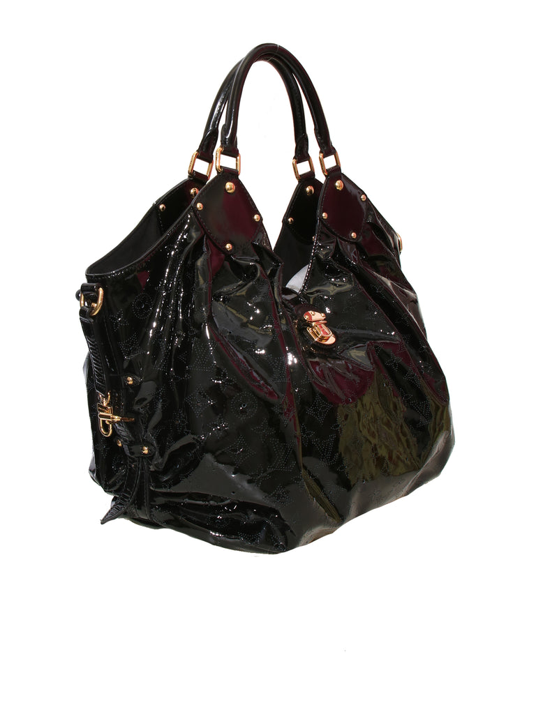 Louis Vuitton Mahina Patent Leather Hobo Bag