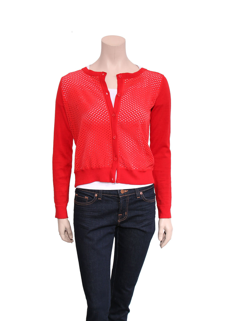 Sandro Perforated Cardigan