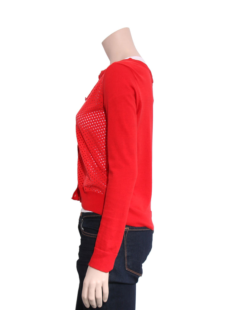Sandro Perforated Cardigan