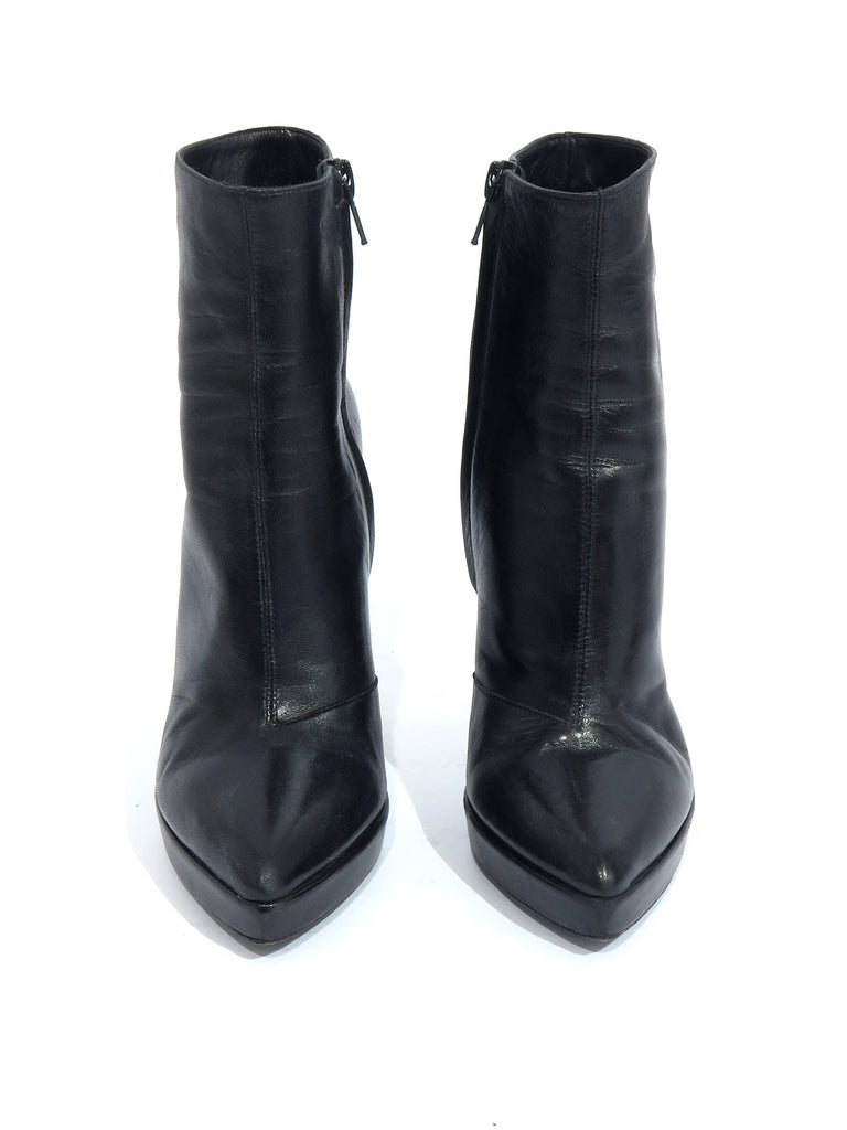 Pierre Hardy Pointed Leather Booties