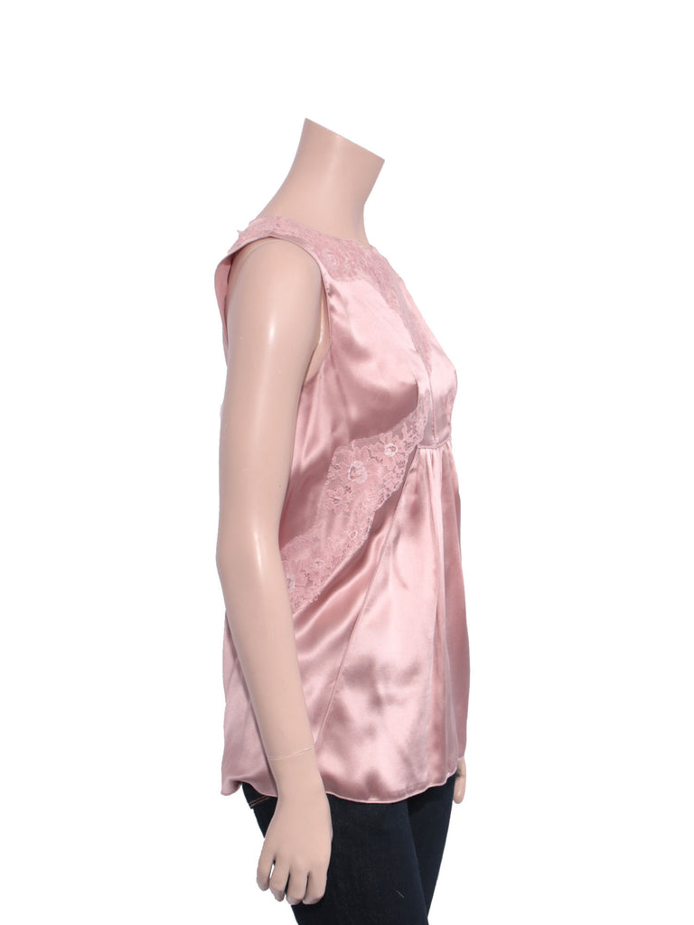 Dolce & Gabbana Silk Lace Top