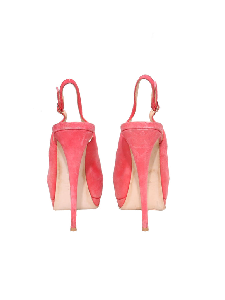 Giuseppe Zanotti Sharon 105 Slingback Suede Pumps