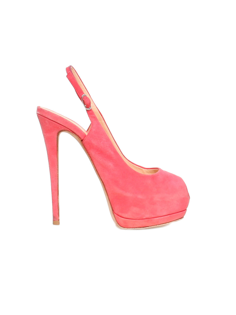 Giuseppe Zanotti Sharon 105 Slingback Suede Pumps
