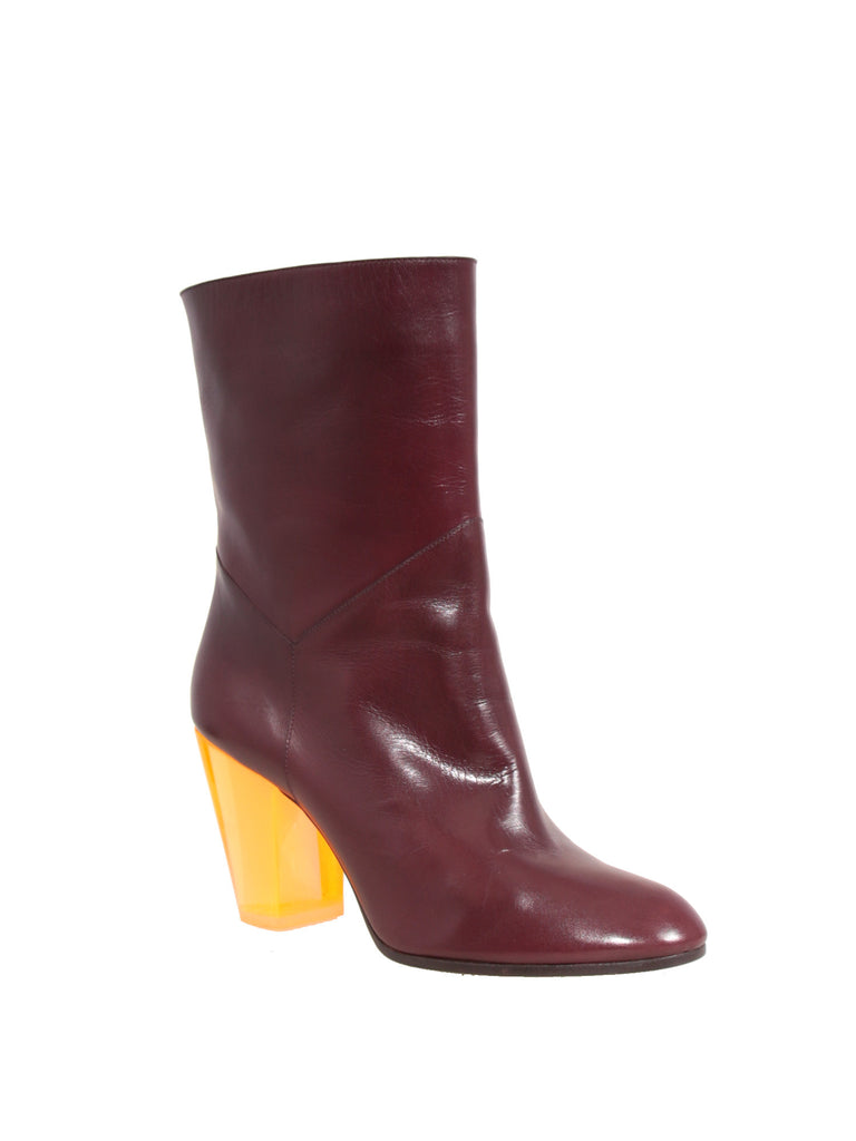 Marc Jacobs Lucite Heel Booties