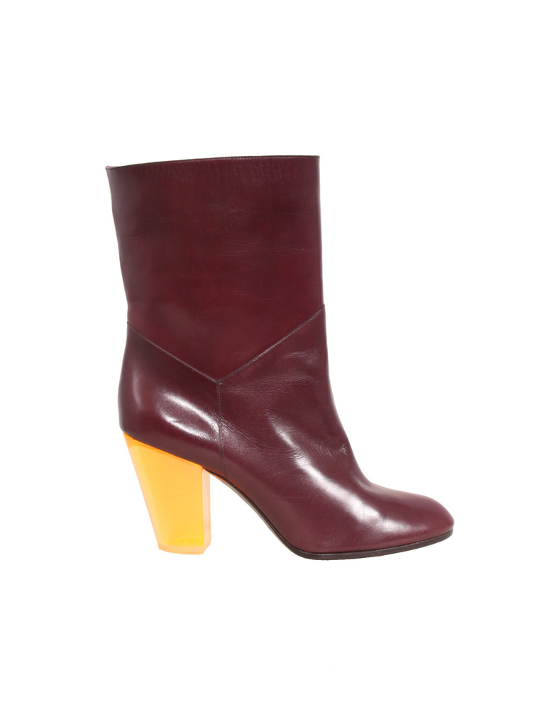 Marc Jacobs Lucite Heel Booties