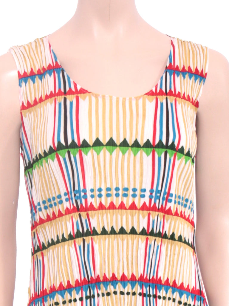 Pleats Please Issey Miyake Midi Dress