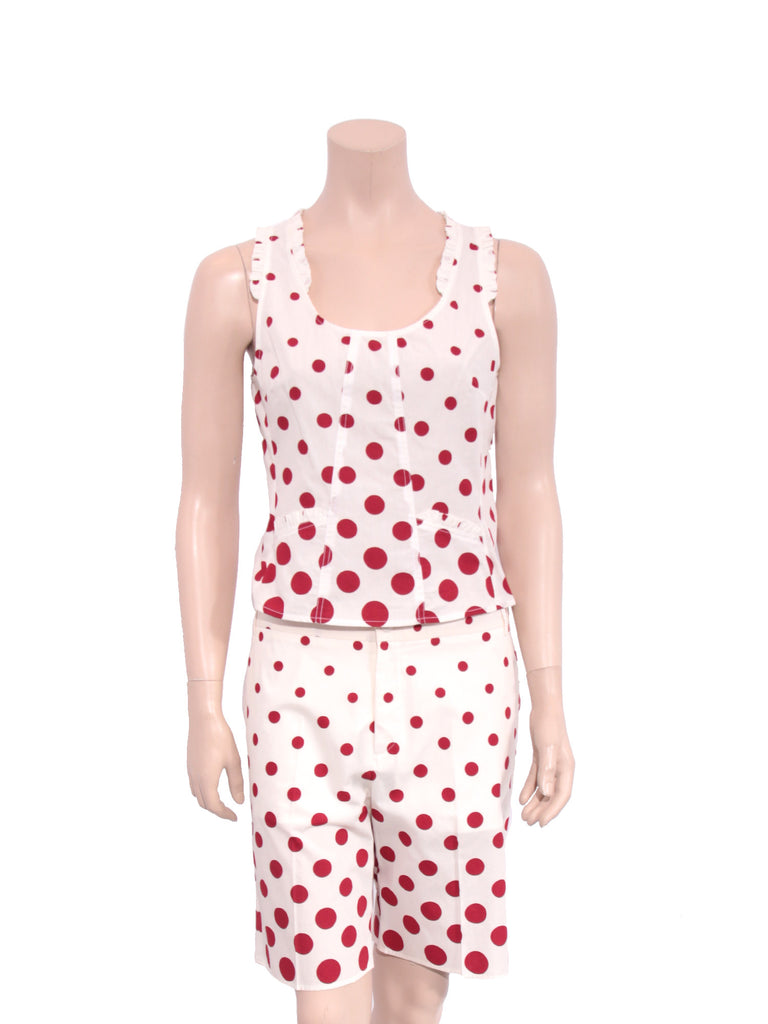 Miu Miu Polka Dot Top