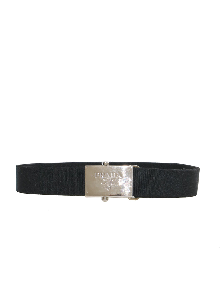 Prada Elasticized Buckle Belt