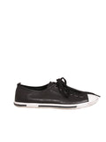 Prada Leather Lace-Up Sneakers