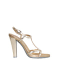 Prada Metallic Sandals