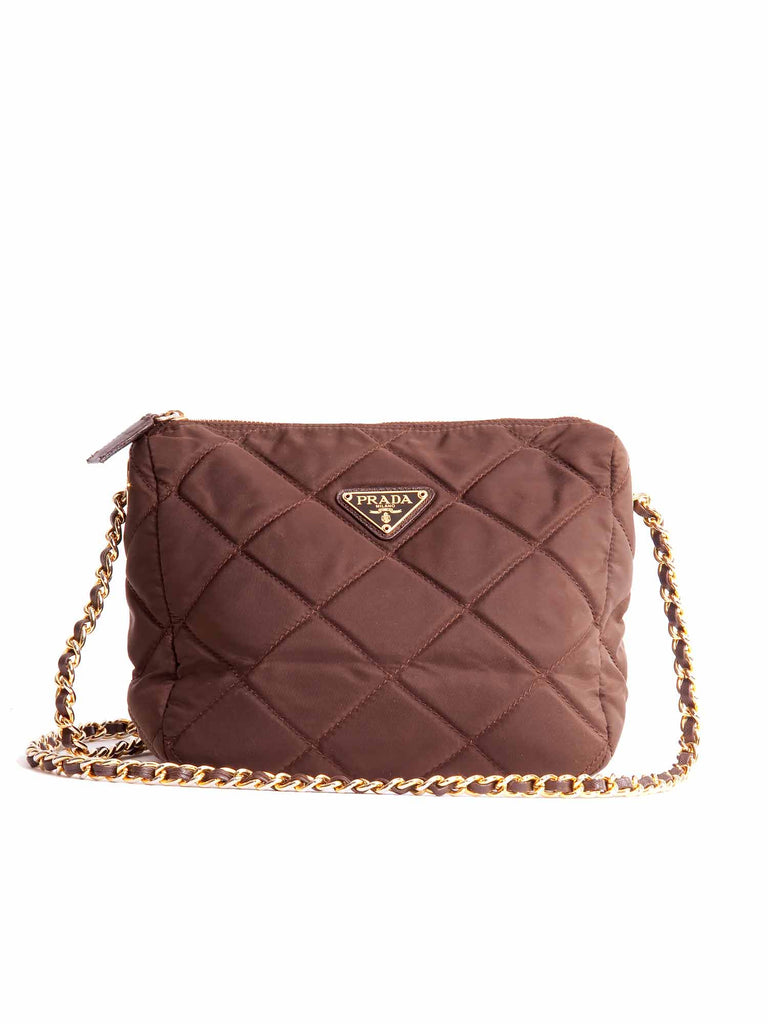 Prada Quilted Chain Shoulder Bag
