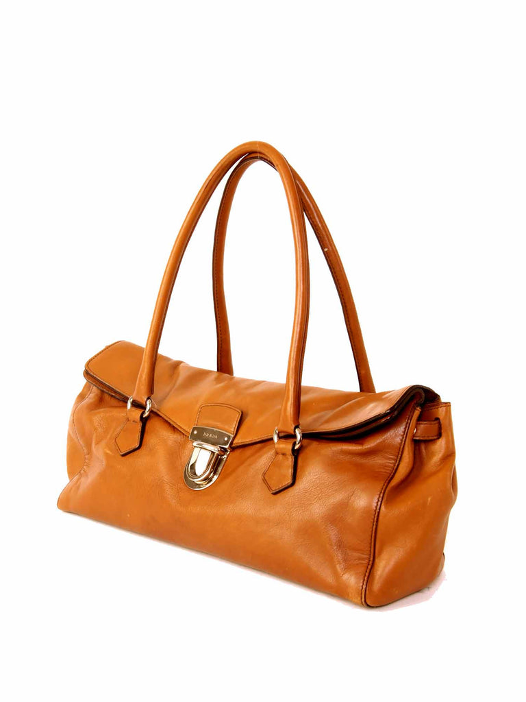 Prada Leather Buckle Bag