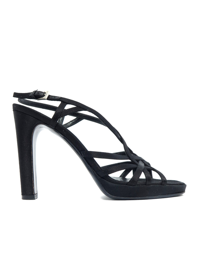 Prada Satin Strappy Sandals