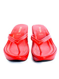 Prada Leather Platform Sandals