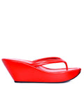 Prada Leather Platform Sandals