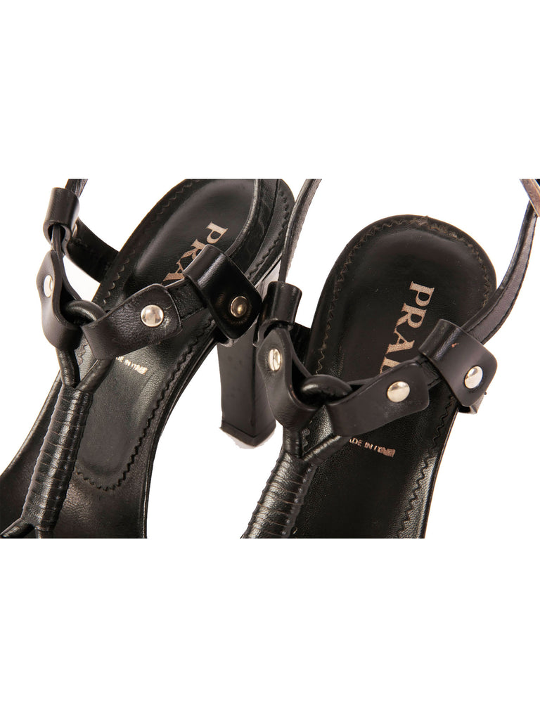 Prada Leather Sandals