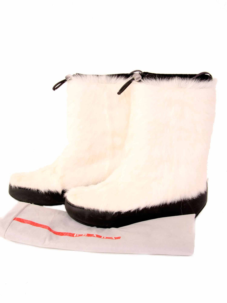 Prada Fur Winter Boots