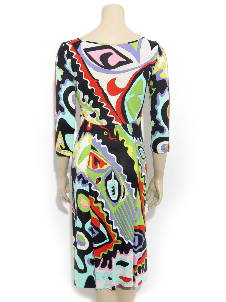 Emilio Pucci Printed Silk Dress