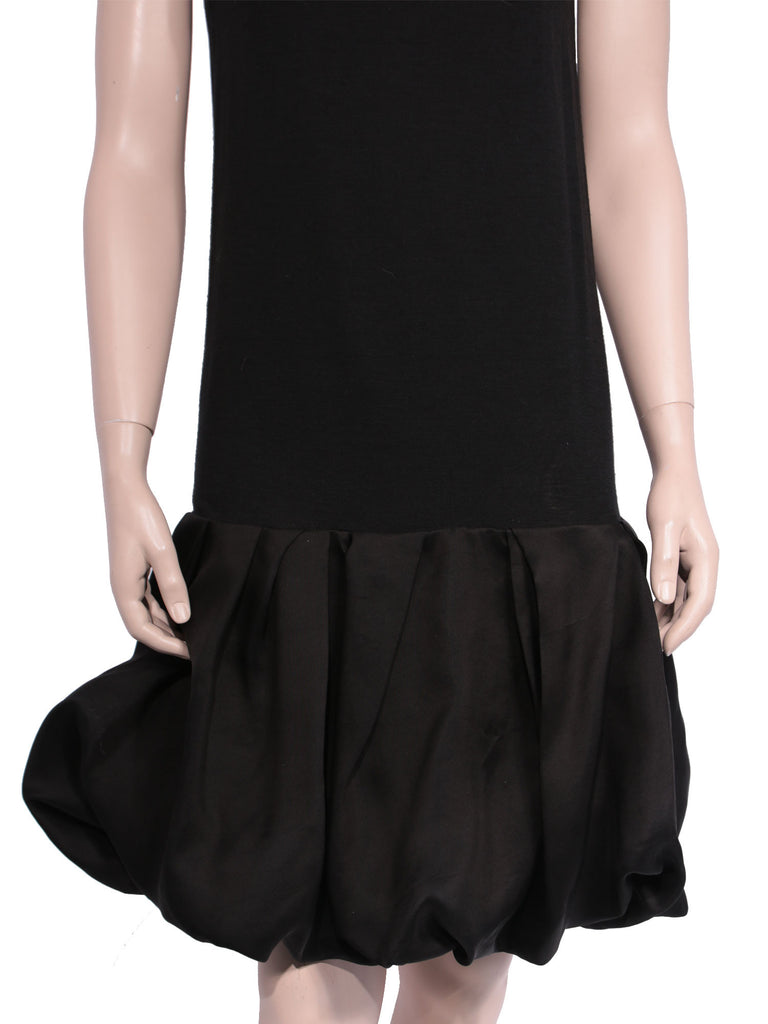 Lanvin Silk Mesh Dress