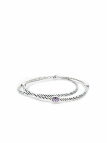 David Yurman Color Classics Bangles with Amethyst