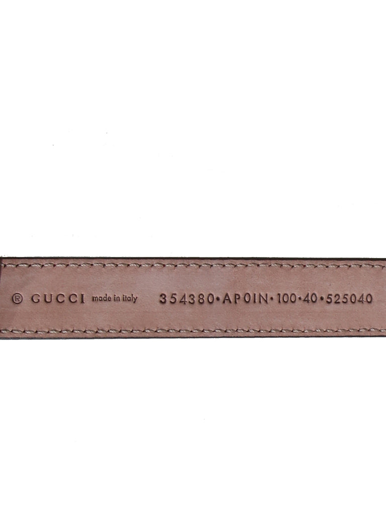 Gucci Thin Leather Belt