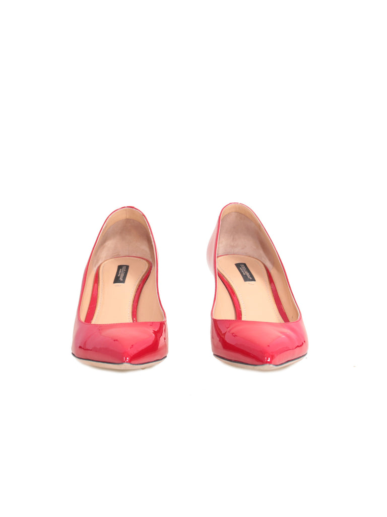 Dolce & Gabbana Patent Pointed Pumps