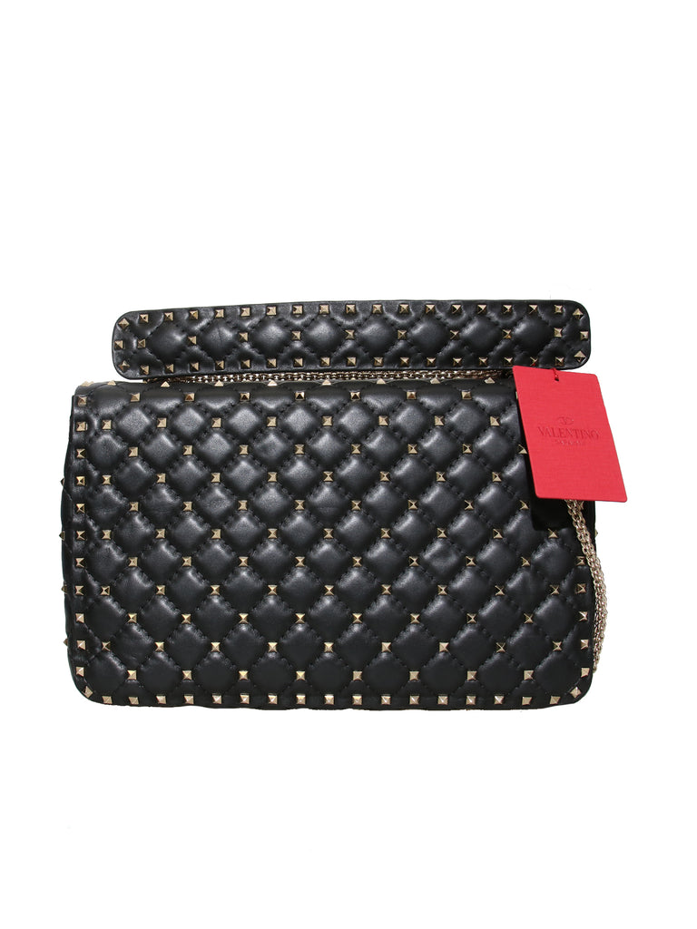 Valentino Large Rockstud Spike Leather Bag