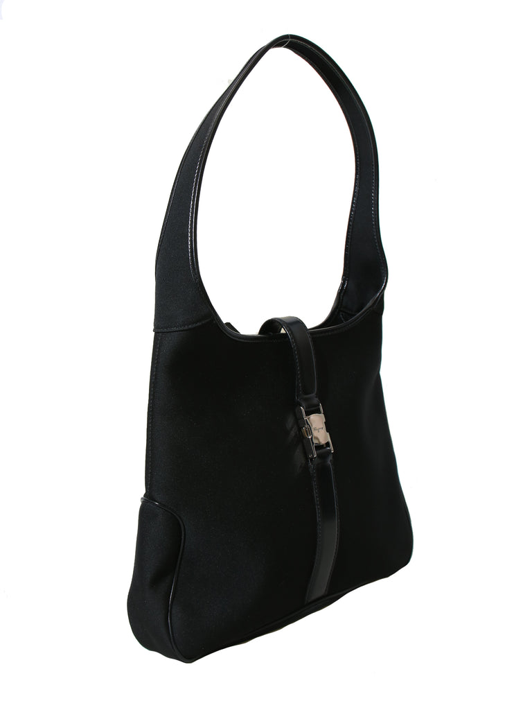 Salvatore Ferragamo Leather-Trimmed Shoulder Bag