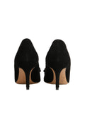 Salvatore Ferragamo Runa Suede Bow Pumps