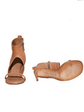 Rick Owens Open-Toe Leather Booties