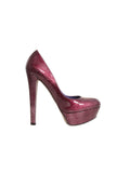 Sergio Rossi Leather Platform Pumps