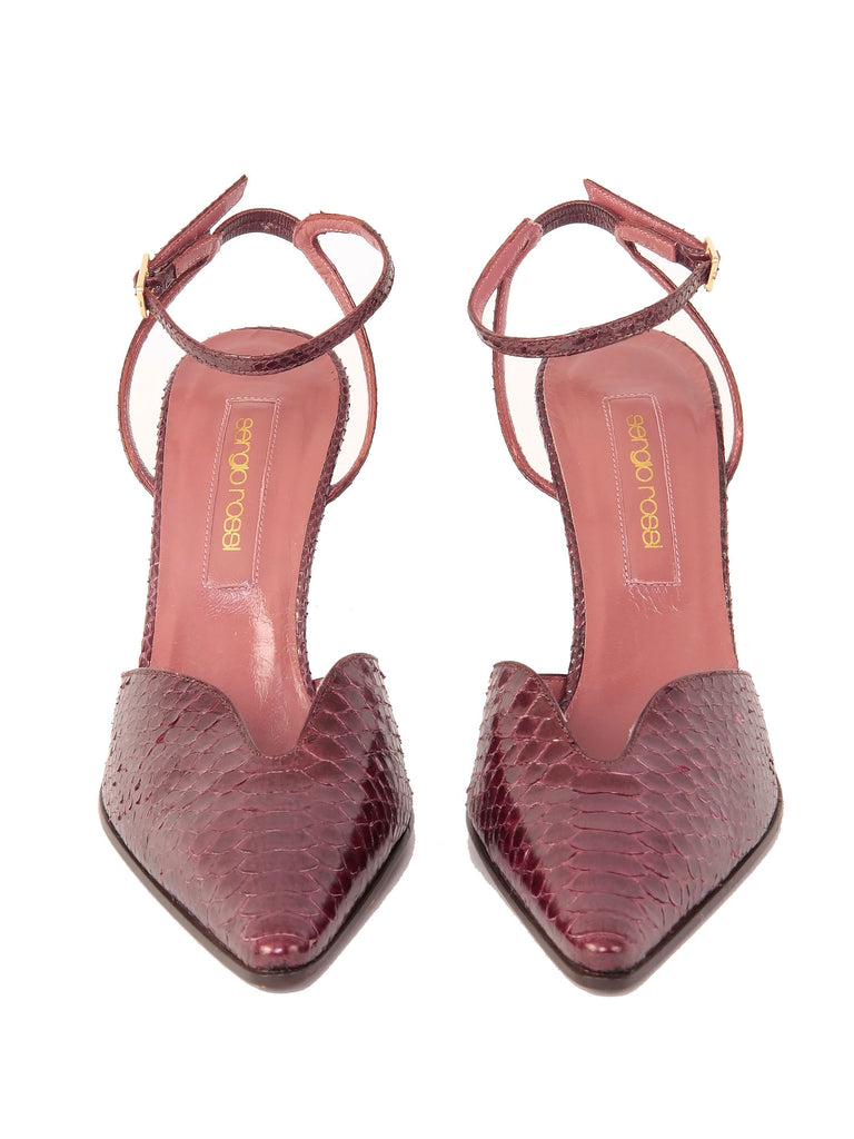 Sergio Rossi Snakeskin Pumps