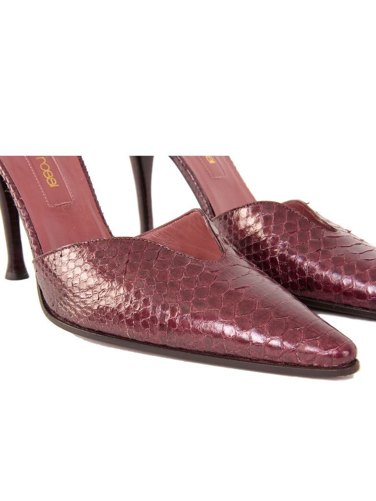 Sergio Rossi Snakeskin Pumps