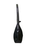 Prada Leather-Trimmed Tessuto Hobo Bag