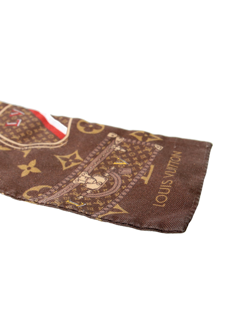 Louis Vuitton Trunks Monogram Silk Bandeau