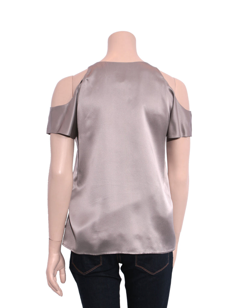 Mason Cut-Out Silk Top
