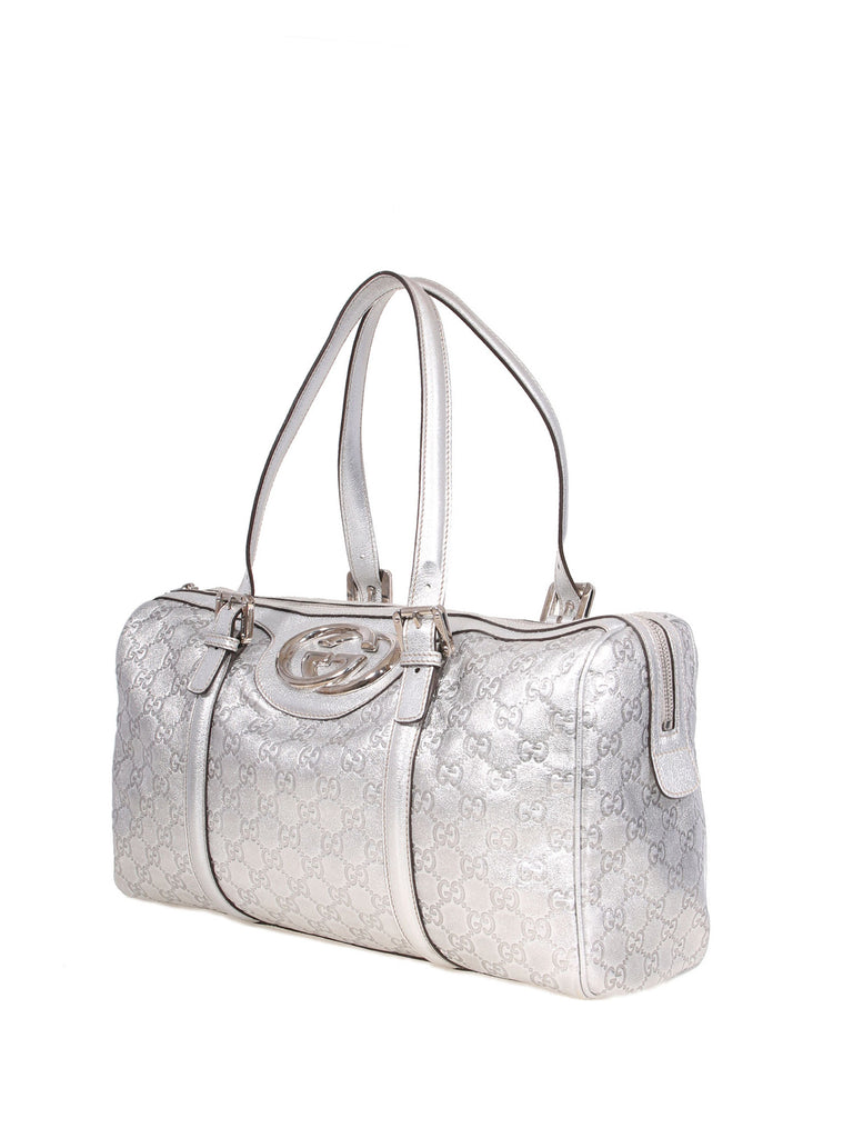 Gucci Metallic Guccissima Tote Bag