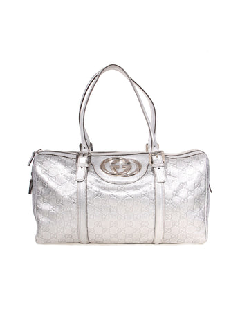 Gucci Metallic Guccissima Tote Bag