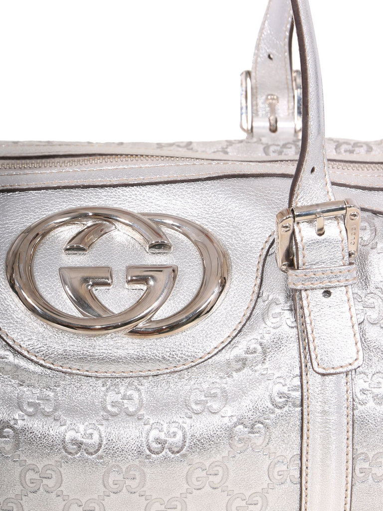 Gucci Metallic Guccissima Tote Bag