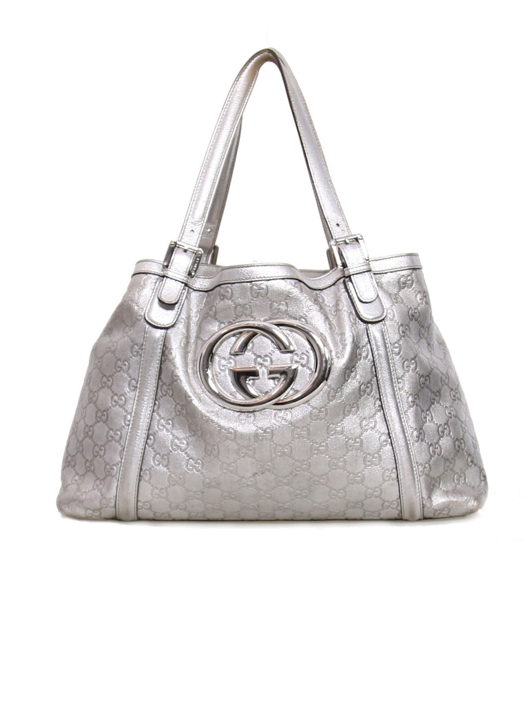 Gucci Metallic Guccissima Hobo