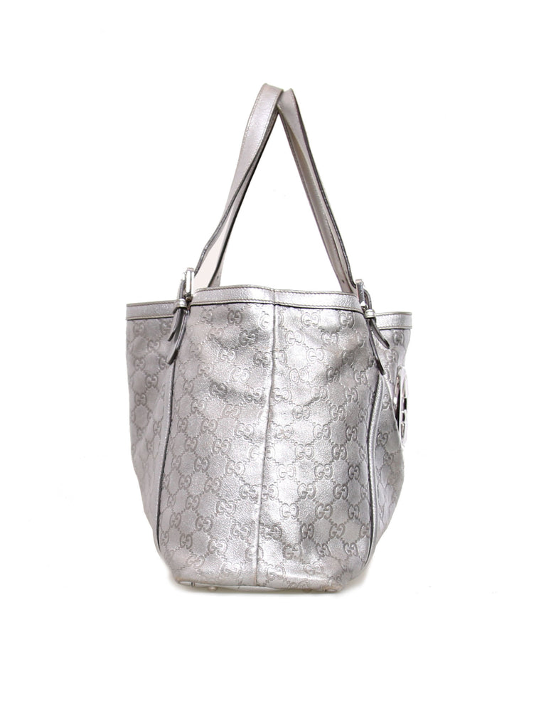 Gucci Metallic Guccissima Hobo