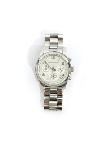 Michael Kors Runway Silver-Tone Watch 