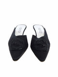Gucci Satin Beaded Mules