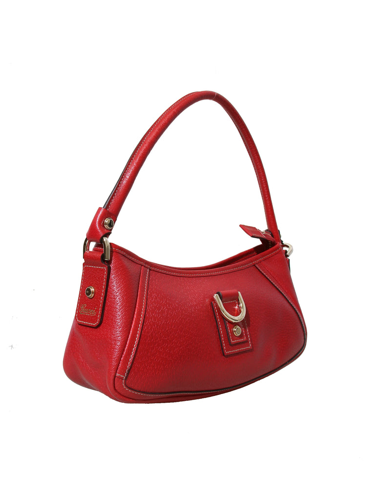 Gucci Leather D-Ring Abbey Pochette