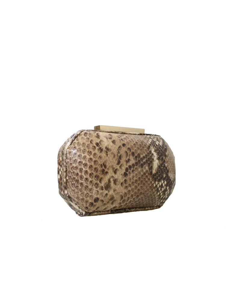 Badgley Mischka Snakeskin Clutch
