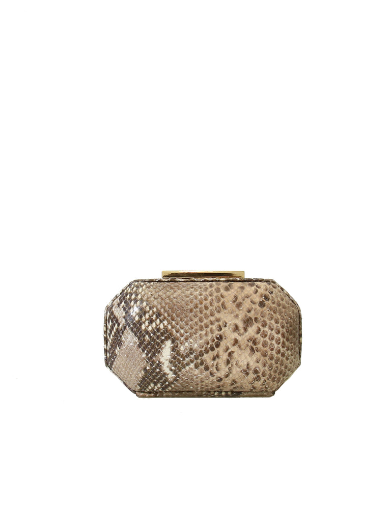 Badgley Mischka Snakeskin Clutch