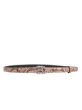 Gucci Thin Snakeskin Belt