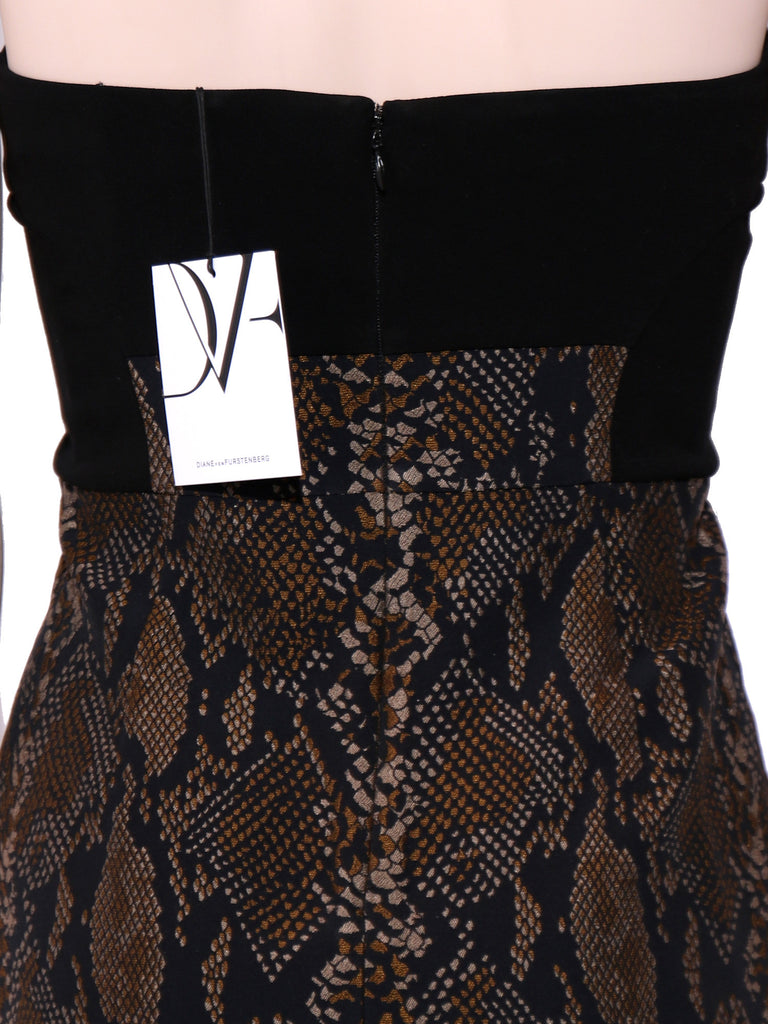 Diane von Furstenberg Garland Two Snake-Print Dress