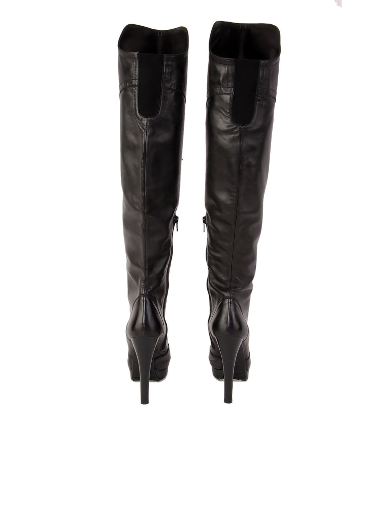 Stuart Weitzman Laced-Up Thigh-High Boots