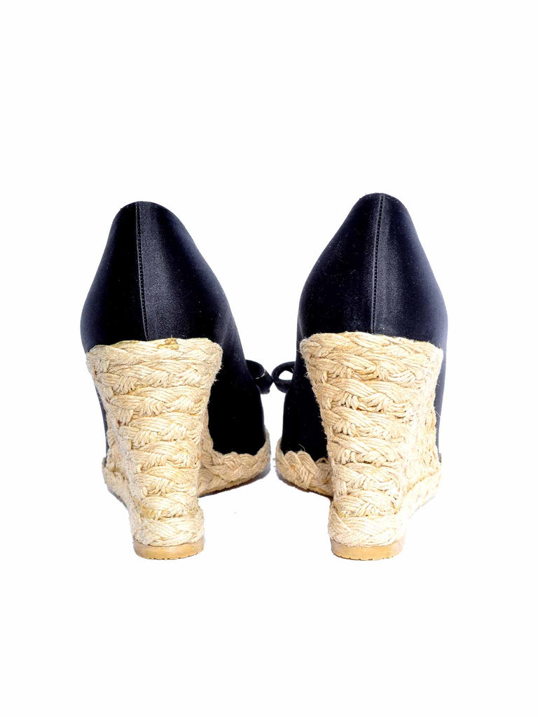 Stuart Weitzman Bow Wedges